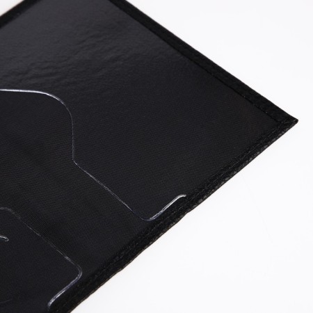 Cover for passport, black color-5