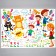 Sticker plastic interior color "jumping through a rope" 50x70 cm