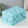 Casket for needlework "Butterflies and flowers on blue" 19x26x14.5 cm