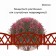 Decorative fence, 35 × 232 cm, 4 sections, plastic, terracotta, Modern, Greengo