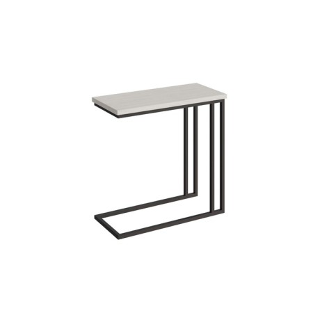 Table Journal olon LDSP 700*320*680 chipper Egger: white wood/frame metal color: black 10613