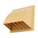 The output of the wall zein, 170 x 170 mm, d = 100 mm, with a check valve, beige