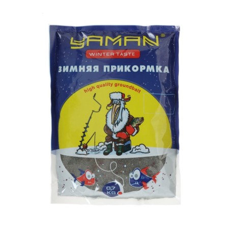 Bait Yaman Winter Taste Zimnaya bream, biscuit, black color, 700 g