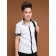 Surchachka upper for boys, height 134 cm, white color