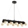 Lamp "TUBO" 10he27 40W black 7x5x7-127cm BayerLux