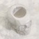 Skull candlestick from gypsum with faces, 6x9x6.5cm, marble with black stripes
