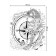 The tablecloth “Smoking Compass”, rectangular, Saten, size 145x180 cm