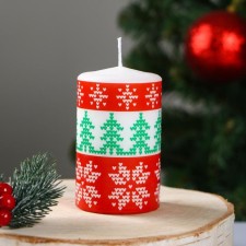 New Year's Candle-Cylinder 