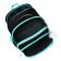 School backpack 37 x 28 x 13cm, ergonomic back, Across 557, black