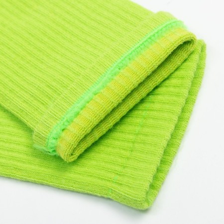 Noski neon, color green, size 23-25-3