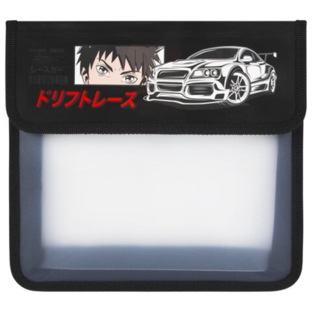 Unlandus A5, 2 compartments, Velcro valve, "Anime Boy", 272191