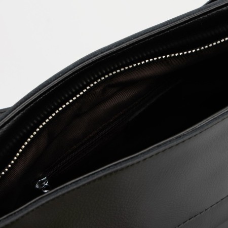 Board with lightning, 2 external pockets, long belt, black color-2
