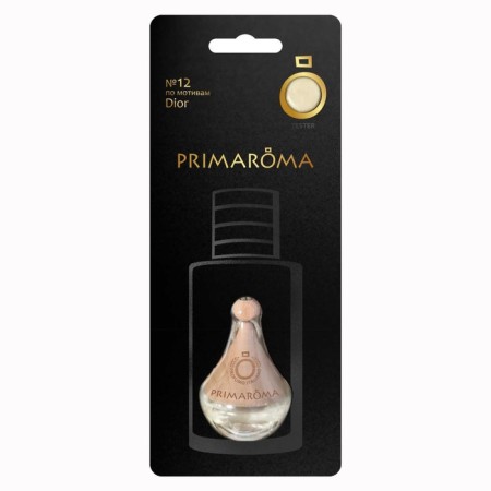 The flavor in the Primaroma Drop No. 12 car, based on Dior, suspended