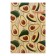 Notebook A5, 64 sheets in the Avocado line, integral cover, glossy lamination, offset block