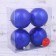 Set of balls plastic D-10 cm, 4 pcs "gloss" blue
