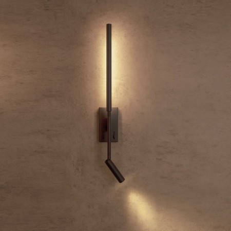 Wall lamp Mantra Torch, LED, 410+210LM, 3000K, 93x70x554 mm, matte black color-4