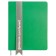 Universal diary for grades 1-11 Lenta, solid cover of artificial leather, applique, silkography, liesse, 48 sheets, green
