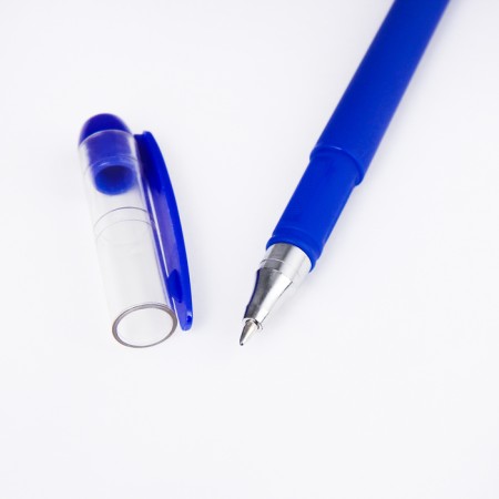 Gel pen SoftTouch 0.5 mm, blue, dark blue matte case-3