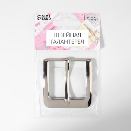 Belt buckle, 5.5 × 5.2 cm, 40 mm, silver color-4
