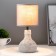 Board lamp "Lina" E14 40W gray 20x20x31cm Risalux