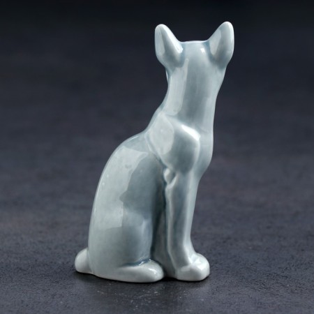 Porcelain figurine "Thai cat", 10 cm, mix-2