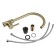 ACCOONA A4594AW kitchen mixer, single -leaf, high spout, brass, gold