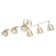 Tetro lamp, size 32x25x82 cm, E27