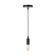 Lamp Bayerlux 1929/1bk E14 40W Black 4x5x105 cm