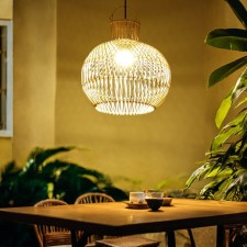 Ceiling Lamp from rattan 