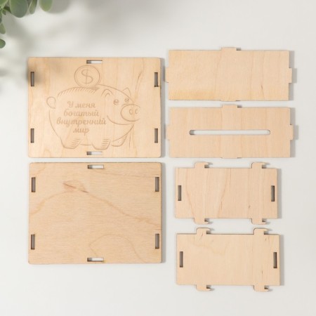 Pigger "Pig" 13x10x5 cm (set of 6 parts)-5