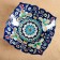 Rishtan ceramics "Patterns", 25 cm, blue