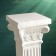 Column "Antique Malaya" 18x18x56cm White