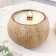 Candle in the coconut aromatic, white tea, soy wax, 8x10 cm, in the box