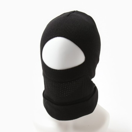 Men's ballac hat, black color, size 58