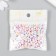 Beads for creativity plastic "Alphabet in Russian" White set 20 grams 0.5x0.5 cm