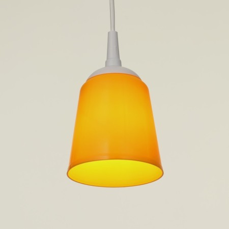 Lamp Bayerlux "Cylinder" E27 15W yellow 11x11x12-62 cm