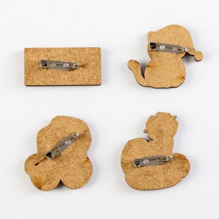 Wooden icon "Beat", a mix of 4 pieces-3