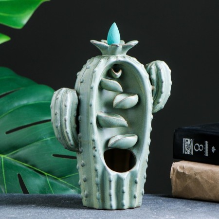 Set of incense on the stand "Cactus" 14x8x19cm-1