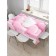 Tables on the table "Delicious hearts", rectangular, oxford, size 120x145 cm