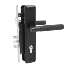 Castle of Soldress Bulat ZV 4-3.02.02 Ferona, with handles, 5 perforated keys, black color black
