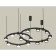 Suspended Ambrella Light, XR92091200, GX53 LED 12 W, Black Black, Black, Silver
