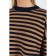 Jumper female striped Eliseeva Olesya, ONE SIZE size, beige color
