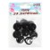 The eyes are sewing, set 8 pcs., Size 1 pc. - 2 cm, black color