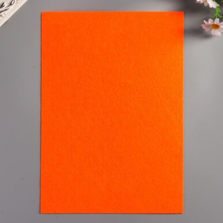 Soft felt 1 mm "carrot" set 10 sheets format A4-1