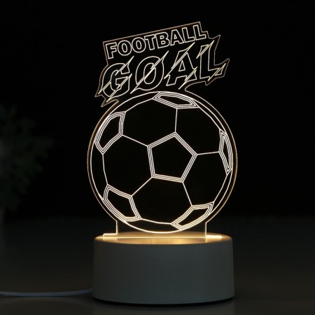 Acrylic lamp "Football", model GBV-0121-1