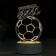 Acrylic lamp "Football", model GBV-0121