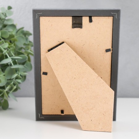 Photo frame Plastic "Mira" 10x15 cm, silver (plastic screen)-3