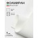 Foamiran Iranian, 60 × 70 cm, thickness 0.8-1 mm, white/101