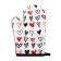 Mittens Ethel Love Life "hearts" 26*16 cm, 100% p/e