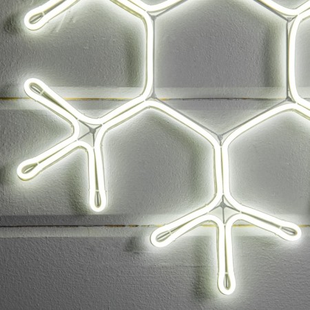 Neon figure "Snowflake", 50 cm, 480 LED, 220 V, glow of white-2